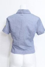 画像3: NieR Clothing / 総柄ドルマンカットソー  黒ｘグレー S-26-06-05-017-PU-TO-AS-ZS (3)