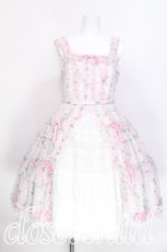 画像1: Angelic Pretty / Secret Daisy Gardenジャンパースカート  ピンク S-26-06-06-044-AP-OP-AS-ZS (1)