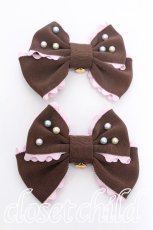 画像1: Angelic Pretty / カラフルパールクリップSet  ブラウン S-26-06-06-007-AP-AC-AS-ZS (1)