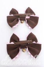 画像2: Angelic Pretty / カラフルパールクリップSet  ブラウン S-26-06-06-007-AP-AC-AS-ZS (2)