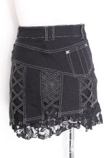 画像2: Ozz On / 龍刺繍スカート  黒 S-26-06-06-057-OO-SK-AS-ZS (2)
