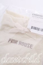 画像3: PINK HOUSE / ロゴソックス  オフ S-26-06-06-008-LO-ZA-AS-ZS (3)
