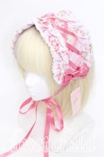 画像1: metamorphose / シャーロットレースアップヘッドドレス  ピンク S-26-06-06-010-ME-AC-HR-ZS (1)