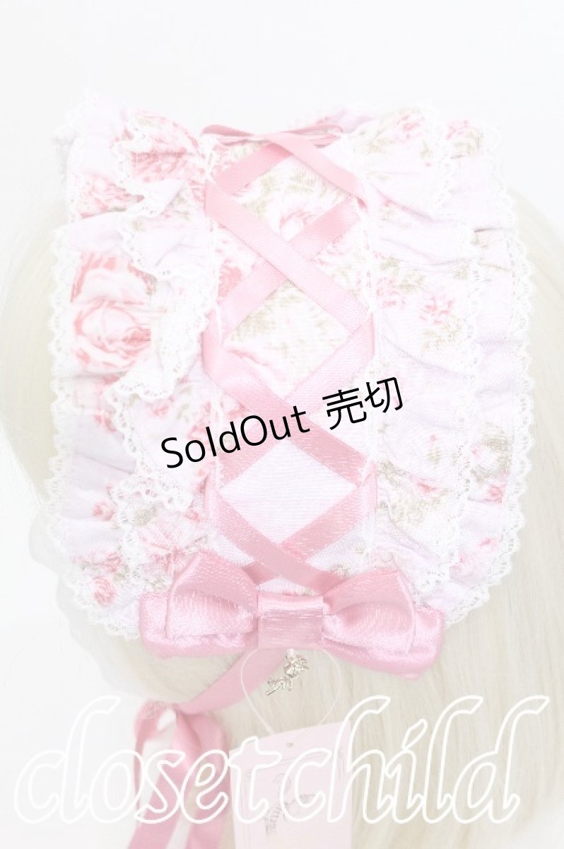 画像2: metamorphose / シャーロットレースアップヘッドドレス  ピンク S-26-06-06-010-ME-AC-HR-ZS (2)