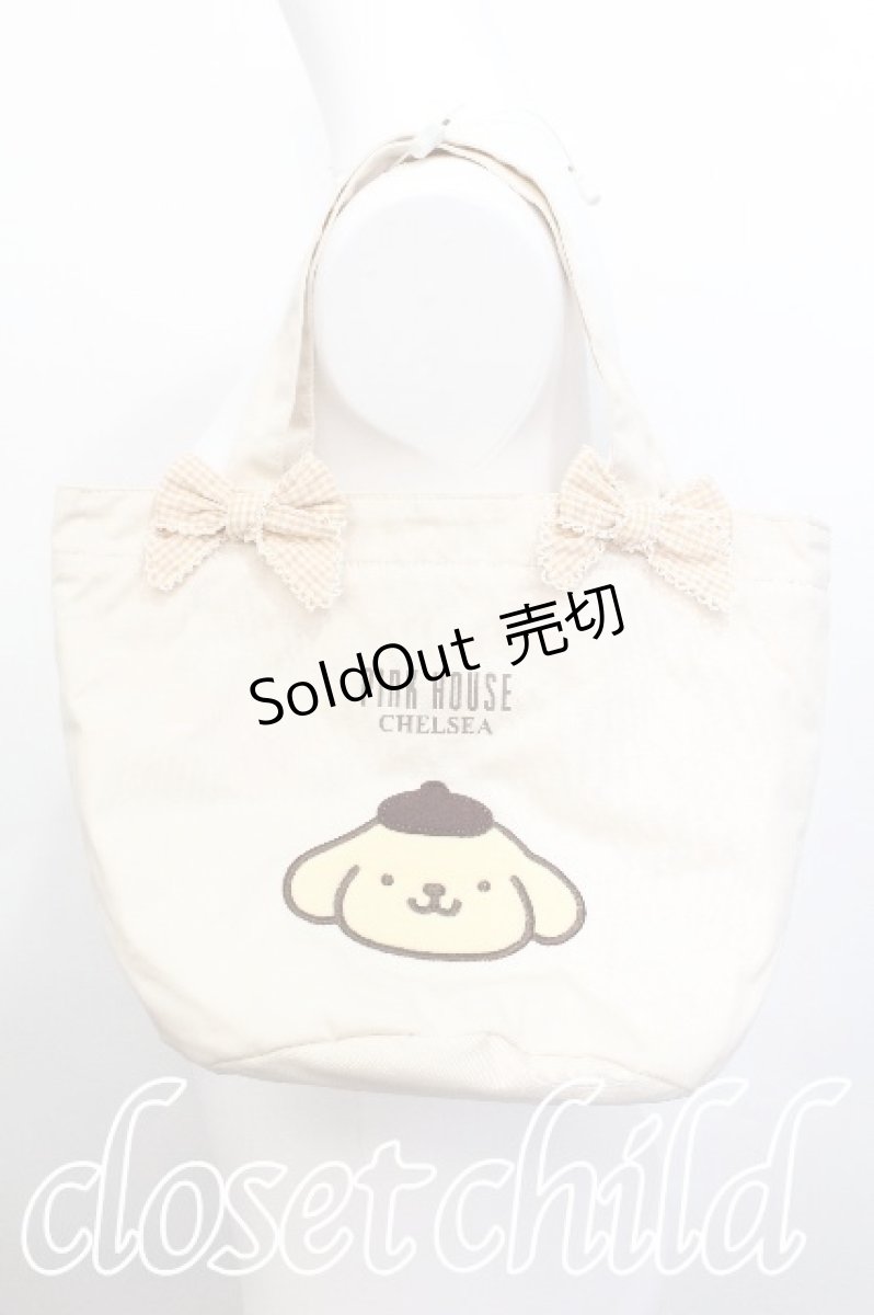 画像1: PINK HOUSE CHELSEA / ポムポムプリン刺繍バッグ  オフ S-26-06-06-018-LO-BG-AS-ZS (1)