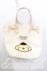 画像1: PINK HOUSE CHELSEA / ポムポムプリン刺繍バッグ  オフ S-26-06-06-018-LO-BG-AS-ZS (1)