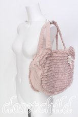 画像3: PINK HOUSE / Teddyシルエットフリルバッグ  ピンク S-26-06-06-020-LO-BG-HR-ZS (3)