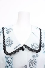画像4: MILK / Petit tattooワンピース  サックス S-26-06-07-031-ML-OP-AS-ZS (4)