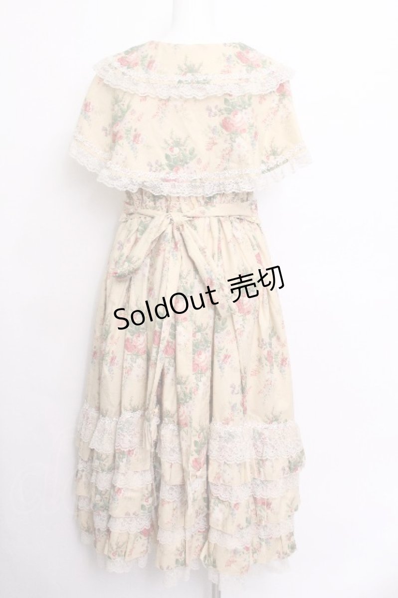 画像2: metamorphose / Clara Doll ケープ付きジャンパースカート プラスサイズ オフ S-26-06-07-033-ME-OP-AS-ZS (2)