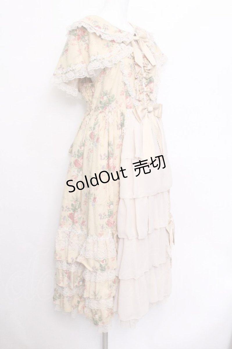 画像3: metamorphose / Clara Doll ケープ付きジャンパースカート プラスサイズ オフ S-26-06-07-033-ME-OP-AS-ZS (3)