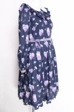 画像3: Emily Temple cute / Violet Sugarワンピース  紺 S-26-06-07-037-ET-OP-AS-ZS (3)