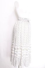 画像3: axes femme / ストライプフラワー柄スカート  オフ S-26-06-07-044-AX-SK-HR-ZS (3)