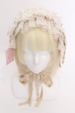 画像1: metamorphose / ラッセルレースヘッドドレス  オフ S-26-06-07-007-ME-AC-AS-ZS (1)