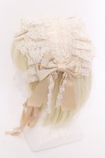 画像2: metamorphose / ラッセルレースヘッドドレス  オフ S-26-06-07-007-ME-AC-AS-ZS (2)