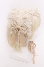 画像3: metamorphose / ラッセルレースヘッドドレス  オフ S-26-06-07-007-ME-AC-AS-ZS (3)