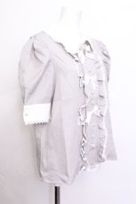 画像3: DearMyLove / マトンスリーブブラウス 3L グレー S-26-06-07-017-GO-BL-TE-ZS (3)