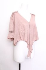 画像3: axes femme / バックデザインカーデ  アワピンク S-26-06-07-018-AX-TO-HR-ZS (3)