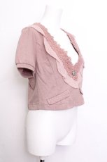 画像3: axes femme / ポケットペプラムジャケット  アワピンク S-26-06-07-020-AX-JA-HR-ZS (3)