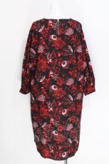 画像2: Drug Honey / 臓器の花園ジップワンピース  黒ｘ赤 S-26-06-10-039-PU-OP-HR-ZS (2)
