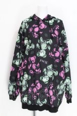 画像1: Drug Honey / スケルトンテディパーカー  黒 S-26-06-10-041-PU-TO-HR-ZS (1)