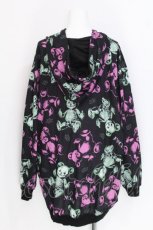 画像2: Drug Honey / スケルトンテディパーカー  黒 S-26-06-10-041-PU-TO-HR-ZS (2)