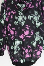 画像3: Drug Honey / スケルトンテディパーカー  黒 S-26-06-10-041-PU-TO-HR-ZS (3)