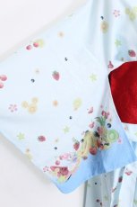 画像4: Secret Honey / トロピカルミニー浴衣  サックス S-26-06-10-043-CA-OP-AS-ZS (4)