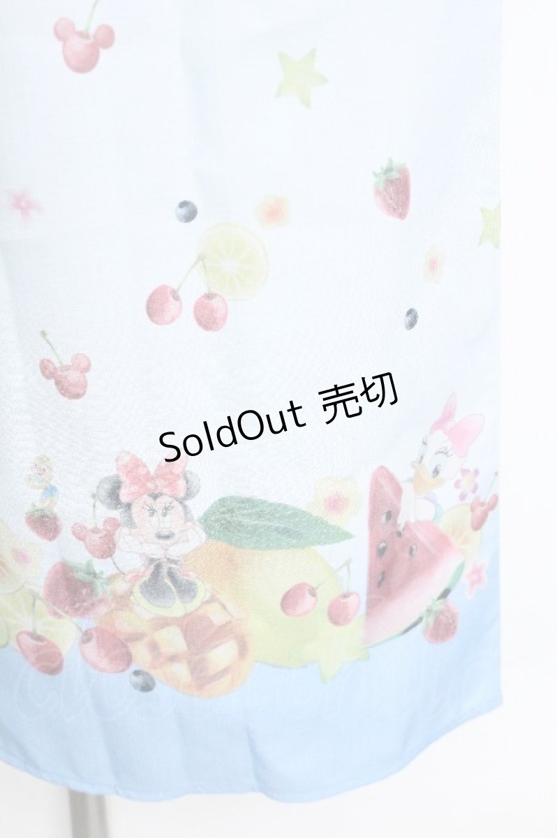 画像5: Secret Honey / トロピカルミニー浴衣  サックス S-26-06-10-043-CA-OP-AS-ZS (5)