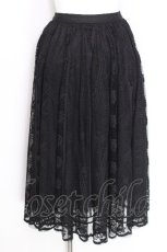画像1: axes femme / ローズレーススカート  黒 S-26-06-10-058-AX-SK-HR-ZS (1)
