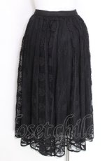 画像2: axes femme / ローズレーススカート  黒 S-26-06-10-058-AX-SK-HR-ZS (2)