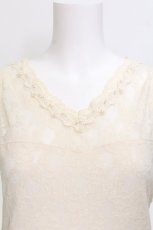 画像3: axes femme / 総レースタンクトップ M キナリ S-26-06-10-011-AX-TO-HR-ZS (3)