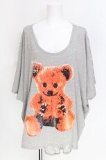 画像1: GLAD NEWS / プリントバックレースTシャツ  グレー S-26-06-10-013-PU-TS-HR-ZS (1)