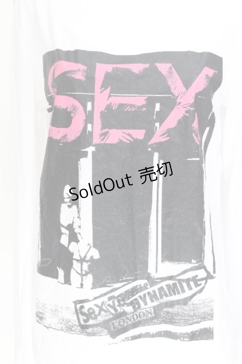 画像3: SEXY DYNAMITE LONDON / プリント長袖カットソー  白 S-26-06-10-014-PU-TS-HR-ZS (3)
