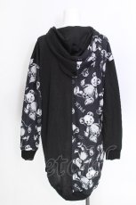 画像2: Drug Honey / スケルトンテディパーカー  黒 S-26-06-10-025-PU-TO-HR-ZS (2)