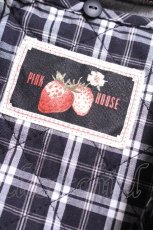 画像5: PINK HOUSE / タータンチェックライナーベスト付きストレッチデニムジャケット  黒 S-26-06-11-034-LO-JA-HR-ZS (5)