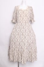 画像1: m petit by misako / TT*AOKトワルドワンピース M ベージュ S-26-06-11-045-LO-OP-HR-ZS (1)