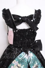 画像5: metamorphose / twinkle journeyフロントあきジャンパスカート  黒 S-26-06-11-050-ME-OP-AS-ZS (5)