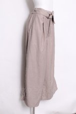 画像2: axes femme / ベルトデザインワイドパンツ  ベージュ S-26-06-11-060-AX-PA-AS-ZS (2)