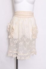 画像1: Eri Aino's collaboration / TT*AINレースエプロン M 白 S-26-06-11-013-LO-ZA-HR-ZS (1)