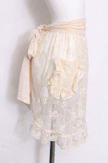 画像2: Eri Aino's collaboration / TT*AINレースエプロン M 白 S-26-06-11-013-LO-ZA-HR-ZS (2)