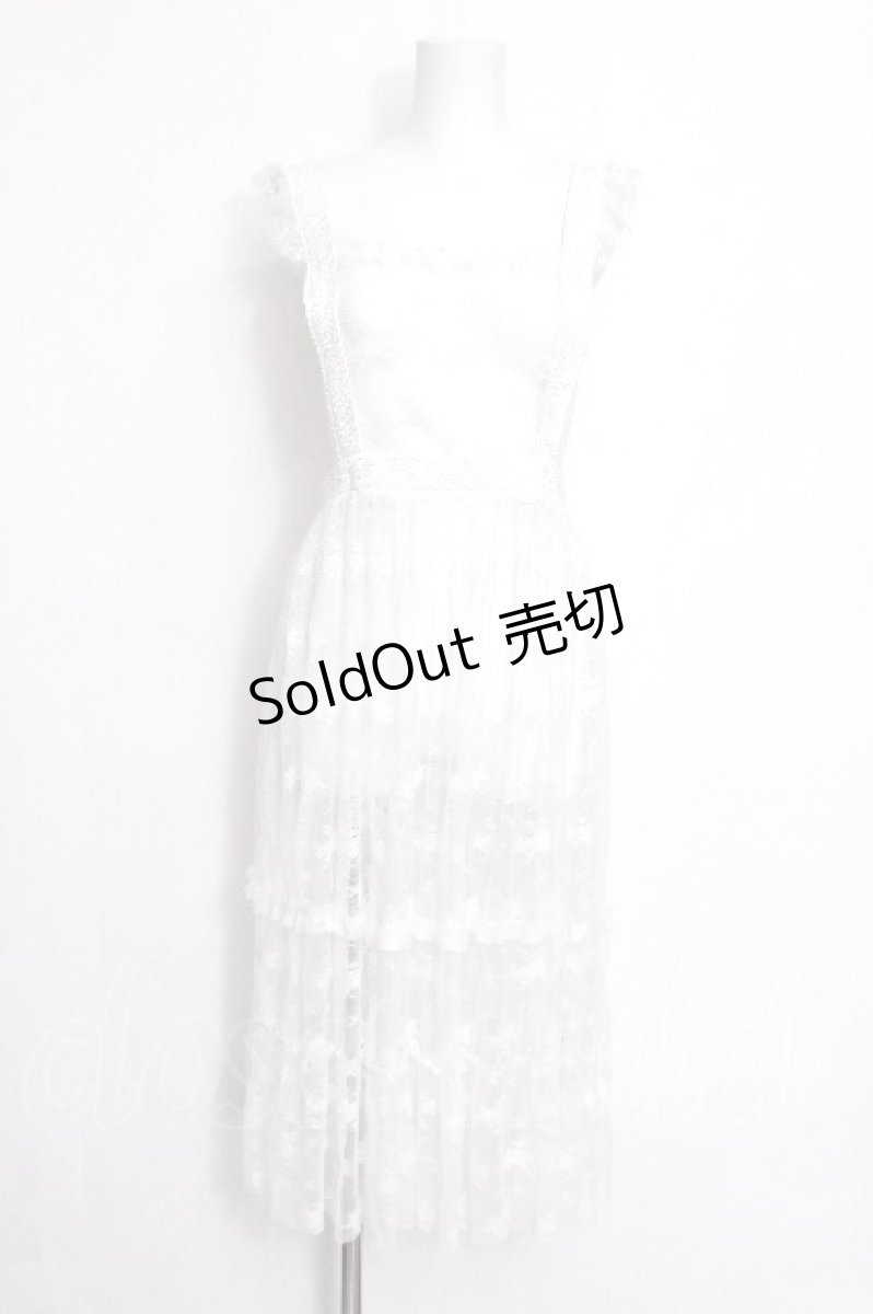 画像1: m petit by misako / 2WAYレースワンピース 3L 白 S-26-06-11-015-LO-BG-HR-ZS (1)