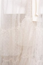 画像4: m petit by misako / ドットチュールエプロン M ベージュ S-26-06-11-017-LO-OP-HR-ZS (4)
