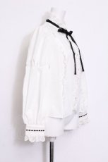 画像2: Eri Aino's collaboration / シャーロットの水曜日ブラウス M 白 S-26-06-11-019-LO-BL-HR-ZS (2)