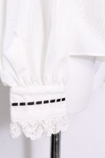 画像4: Eri Aino's collaboration / シャーロットの水曜日ブラウス M 白 S-26-06-11-019-LO-BL-HR-ZS (4)