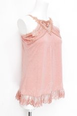 画像3: axes femme / ハートレースキャミソール  ピンク S-26-06-12-029-AX-TO-HR-ZS (3)
