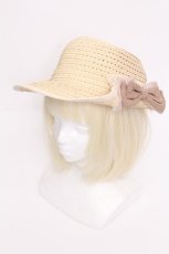 画像1: axes femme / すかしブレード変形ハット  アイボリー S-26-06-12-004-AX-AC-HR-ZS (1)