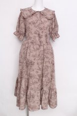 画像1: m petit by misako / トワルドジュイセーラーワンピース M ピンク S-26-06-12-044-LO-OP-HR-ZS (1)
