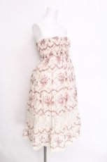 画像3: axes femme / 2WAYブーケ花柄ロングSK  オフ S-26-06-12-047-AX-OP-TE-ZS (3)