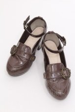 画像1: axes femme / 2wayヒールパンプス S ブラウン S-26-06-12-010-AX-SH-HR-ZS (1)