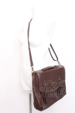 画像3: axes femme POETIQUE / リボン金具サッチェルバッグ  ブラウン S-26-06-12-014-AX-BG-AS-ZS (3)